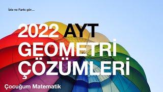 2022 AYT GEOMETRİ ÇÖZÜMLERİ(PDF AÇIKLAMADA)