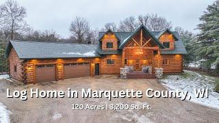 Cozy LOG HOME & HUNTING LAND for Sale in Wisconsin