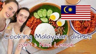 Mina Saleh cooking Nasi Lemak | Malaysian food vlog | Living in Malaysia | Malaysian supermarket