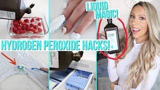 15+ AMAZING HOME HACKS USING HYDROGEN PEROXIDE!