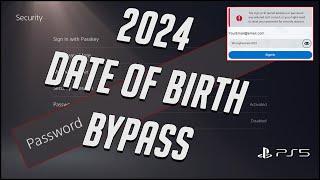 How To Reset PLAYSTATION PASSWORD Without DOB  UPDATED 2024 DoB Bypass EASIEST METHOD