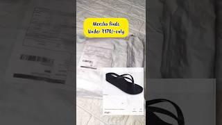 Meesho finds under ₹170/-| college/ daily wear slipper #trending #slippers #meesho