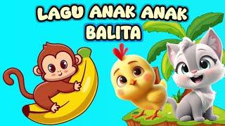 LAGU ANAK ANAK HITZ 2024 | ANAK KUCING MEONG - CICAK CICAK DI DINDING - BALONKU ADA LIMA DLL