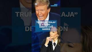 Trump le "saca" a tercer debate con Kamala Harris; vicepresidenta insiste #shorts