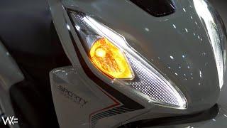 Honda VISION 110i 2023 - Silver Sporty - Full Specs & Walkaround