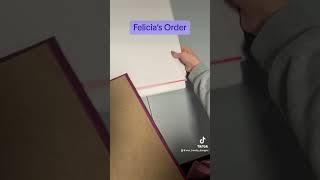 Thank you for your order Felicia #arttok #vtd #order #packthisorderwithme #espresso #trendingsong