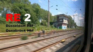 Rhein-Haard-Express: RE 2 ride fom Düsseldorf to Osnabrück | uncut