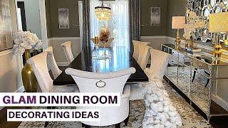 ALL YEAR AROUND  DINING ROOM DECOR IDEAS 2022!! //. How  To Decorate A Glam Dining Room