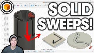 SOLID SWEEPS in Fusion 360 Are Here!