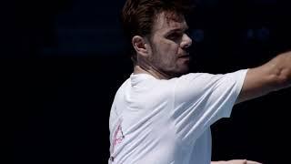 Australian Open 2025 - Stan Wawrinka practice in Melbourne