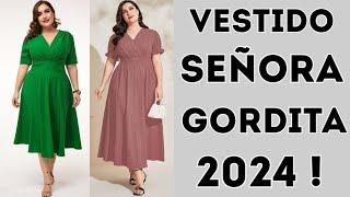 50 MODELOS DE VESTIDOS PARA SEÑORAS GORDITAS 2024 " ELEGANTES