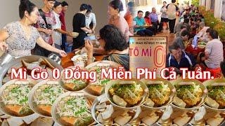 Phát hiện điểm phục vụ mì gõ 0 đồng cả tuần thích ăn bao nhiêu cũng được chỗ ăn sạch sẽ thoáng mát