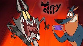 Taffy has no bowtie anymore! | Taffy