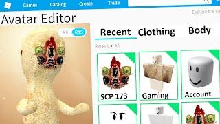 MAKING SCP 173 a ROBLOX ACCOUNT