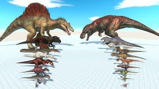 Spinosaurus VS T Rex - Carnivorous Dinosaurs Attack Spinosaurus Evolved