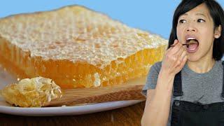 HONEYCOMB -- Honey & Beeswax -- Taste Test | The purest form of honey