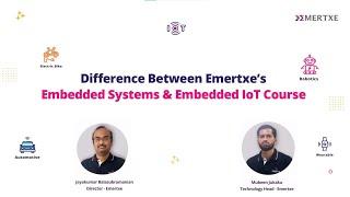 Difference Between Embedded Systems and Internet Of Things (IoT) Course | #emertxe #course #career