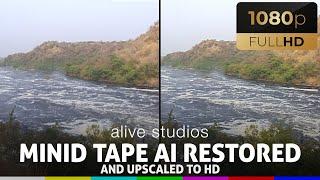 MiniDV Video Tape transfer AI Restored and Upscaled to 4K (remastered in 2022)