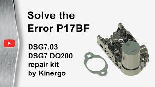 #DSG7 #DQ200 repair kit for error #P17BF