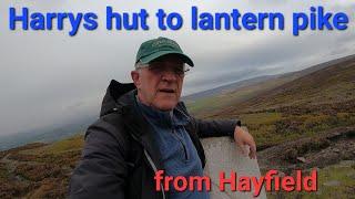 Harry's hut - Lantern pike from Hayfield