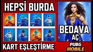 DOĞRU KART EŞLEŞTİRME BURDA | BEDAVA MYRIAM SETİ AÇ | BEDAVA SET | DRAGON BALL | PUBG MOBILE