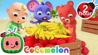 Apples and Bananas  | Cocomelon - Nursery Rhymes | Fun Cartoons For Kids