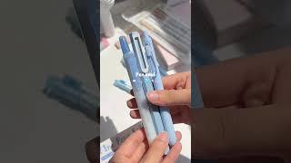 Blue Gel ink pens set