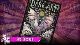 DARK ART NIGHTMARE COLOURING BOOK FRANCOIS GAUTIER FLIP-THROUGH WITH SOPHIE COLOURS FLICK-THROUGH