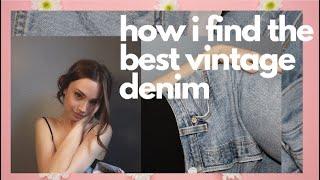 How to Shop for Vintage Denim / LEVI'S, RE/DONE, WRANGLER