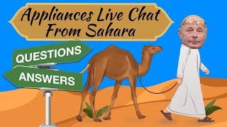 Your Domestic Appliance Questions ANSWERED LIVE from the SAHARA DESERT, MOROCCO