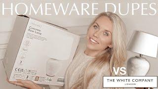 HOMEWARE DUPES   The White Company Zara Home H&M Neptune & More | LUXURY HOME DECOR ON A BUDGET