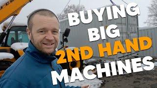 21 Ton Forklift and a 10 Ton Telehandler - How We Buy Big 2'nd Hand Machines and Tools