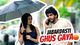 Hum Tum aur Ek Umbrella️ | Story begins with 1 Umbrella️ | Jabardasti Ghus gaya | Oye its Uncut |