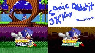 Sonic Oddshow 3 & K comparison (of DoujinPixation)