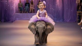 Cute Baby with Animal Catwalk! ADORABLE Kids Fashion Show