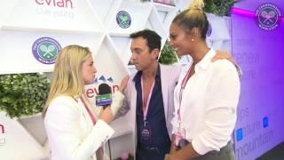 #wimblewatch with Alesha Dixon and Bruno Tonioli