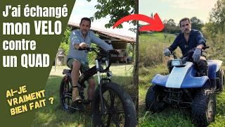 J'ai échangé mon VELO électrique contre un QUAD Yamaha Breeze. Bon deal ? - Ep140