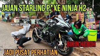 REAKSI JAJAN STARLING PAKE NINJA H2 BIKIN HEBOH MINTA GEBER STUTUTU