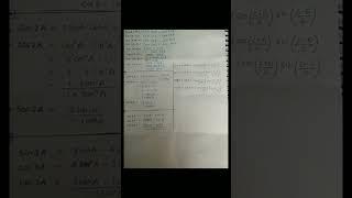 #shorts #maths Trigonometry basic formulas #trending