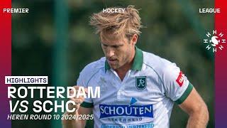 Rotterdam - SCHC  Tulp Hoofdklasse Heren ‘24/’25 RONDE 10 | Samenvatting