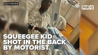 Squeegee kid shot in back by motorist, speaks from hospital bed