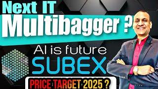 SUBEX Ltd - Next IT MULTIBAGGER ? Ai Big Order | Future Is AI - Price Target?