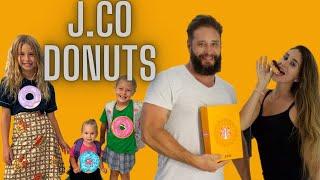 American Fam Trying J.CO Donuts for the first time!!!