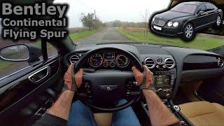 2006 Bentley Continental Flying Spur 6,0 W12 | cloudy POV driving