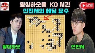 [12.15 왕싱하오를 KO 시킨 신진서의 헤딩 묘수~] 2024 한중슈퍼매치 신진서 VS 왕싱하오 #김성룡바둑랩 #바둑