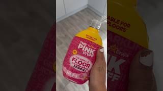 Obsessed with this @cleanwithpinkstuff floor cleaner  #cleanfluencer #cleaninghacks #shorts