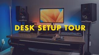 2024 Desk Setup Tour for Content Creation & Music Production