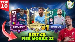 TOP 10!! BEST DEFENDER IN FIFA MOBILE 22 | WHO IS THE BEST CB  IN FIFA MOBILE 22 | FIFA MOBILE