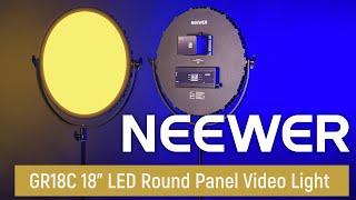 Introducing the NEEWER GR18C 18" LED Round Panel Video Light