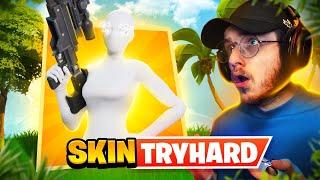 FAIRE TOP 1 avec un SKIN de TRYHARDER sur FORTNITE ! LOOOSEUR !